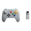 8BitDo 64 2.4G Wireless Controller for Original N64 Console, Analogue 3D, and Windows (Grey) - Like New