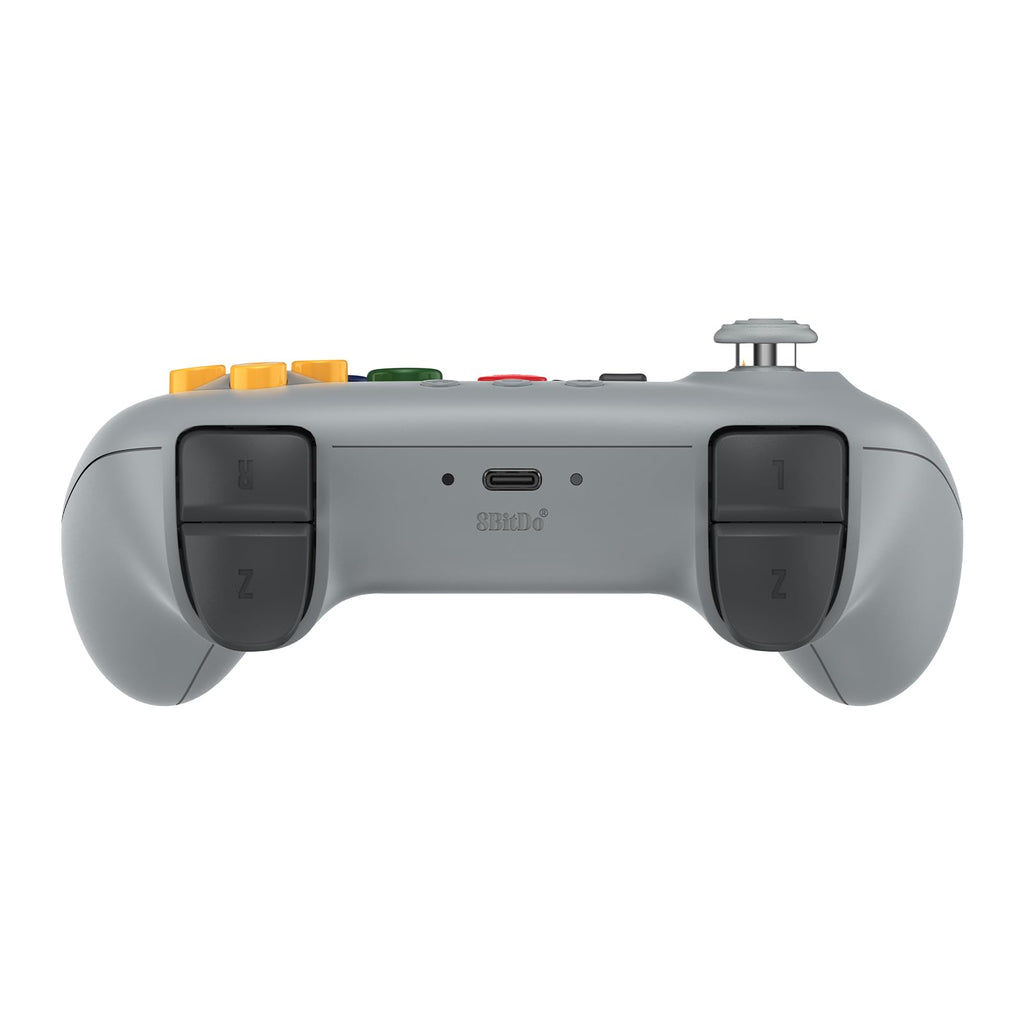 8BitDo 64 2.4G Wireless Controller for Original N64 Console, Analogue 3D, and Windows (Grey) - Like New