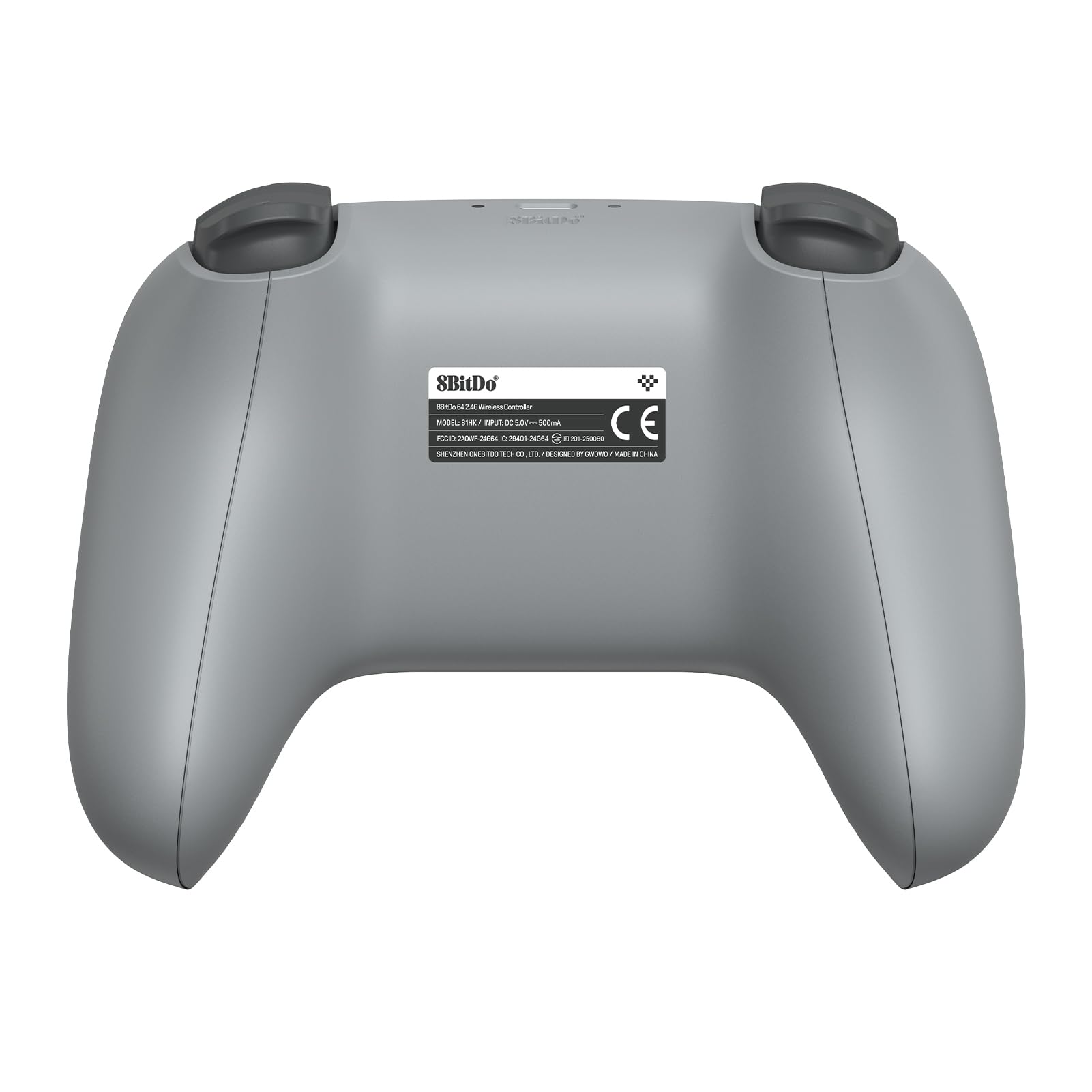 8BitDo 64 2.4G Wireless Controller for Original N64 Console, Analogue 3D, and Windows (Grey) - Like New