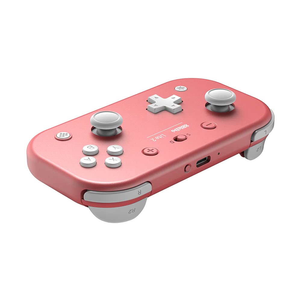 8Bitdo Lite 2 BT Gamepad Pink (Switch, Android, Raspberry Pi) - Like New