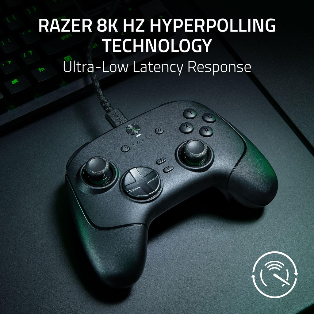Razer Wolverine V3 Tournament Edition 8K PC - Wired Esports Controller for PC (8K Hz HyperPolling, TMR Thumbsticks with Swappable Caps, 4 Mouse Click Back Buttons & 2 Claw Grip Bumpers) Black - Like New
