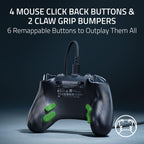 Razer Wolverine V3 Tournament Edition 8K PC - Wired Esports Controller for PC (8K Hz HyperPolling, TMR Thumbsticks with Swappable Caps, 4 Mouse Click Back Buttons & 2 Claw Grip Bumpers) Black - Like New