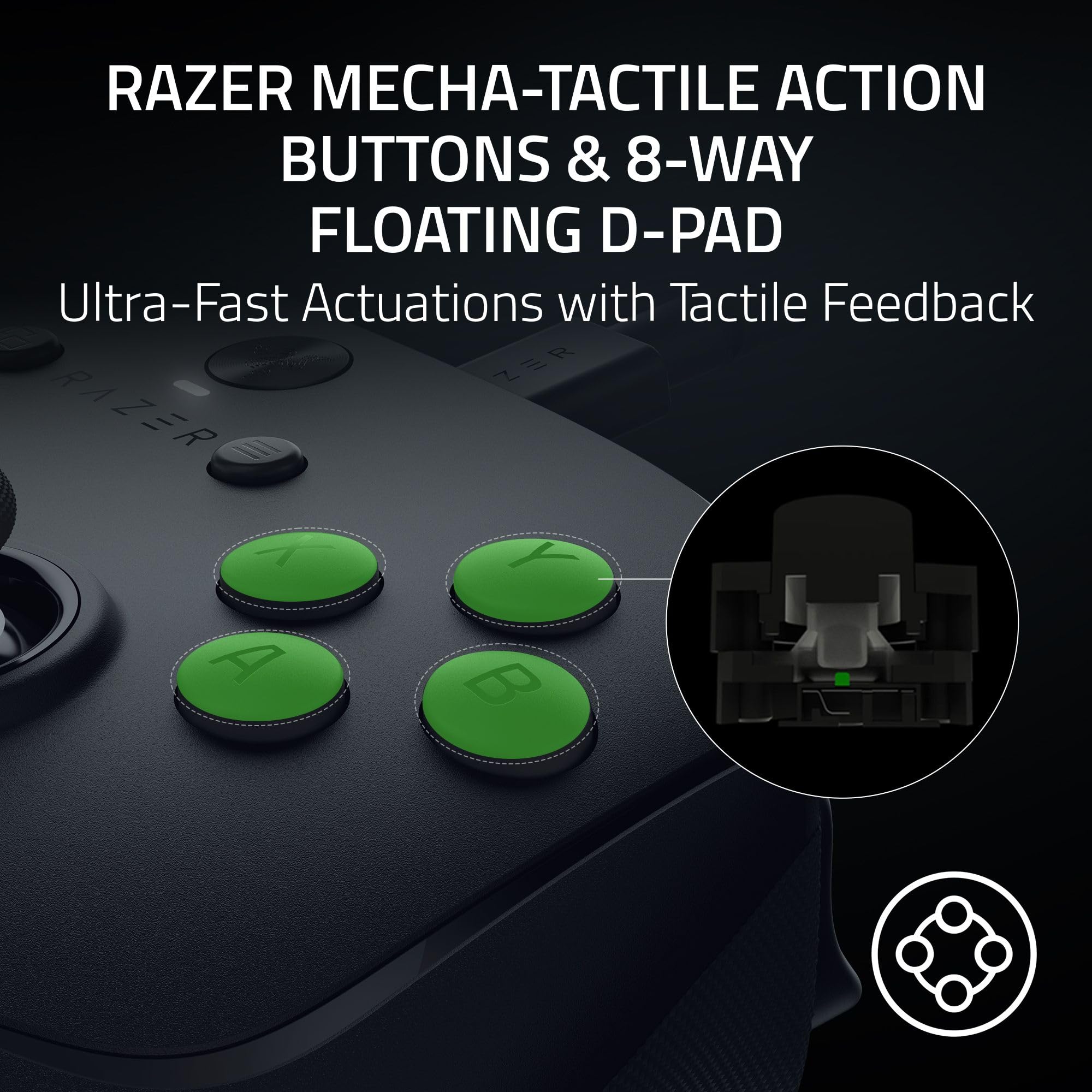 Razer Wolverine V3 Tournament Edition 8K PC - Wired Esports Controller for PC (8K Hz HyperPolling, TMR Thumbsticks with Swappable Caps, 4 Mouse Click Back Buttons & 2 Claw Grip Bumpers) Black - Like New