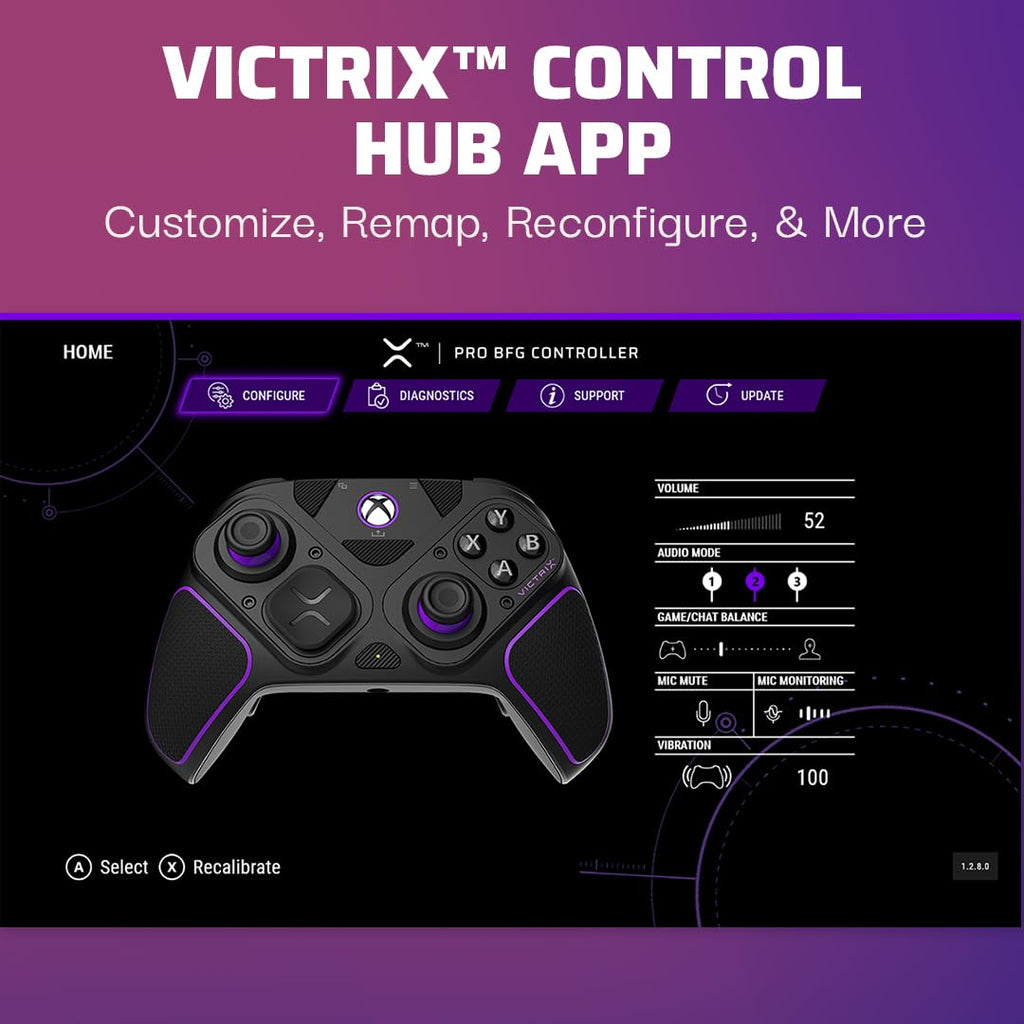 Turtle Beach PDP Victrix Pro BFG Black Wireless Gaming Controller for box Series X|S, Xbox One, and Windows 10/11 PC, Modular Gamepad, Remappable Buttons, Customizable Triggers/Paddles/D-Pad, PC App - Like New