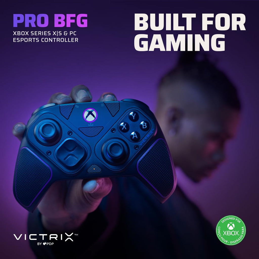 Turtle Beach PDP Victrix Pro BFG Black Wireless Gaming Controller for box Series X|S, Xbox One, and Windows 10/11 PC, Modular Gamepad, Remappable Buttons, Customizable Triggers/Paddles/D-Pad, PC App - Like New