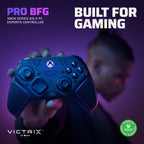 Turtle Beach PDP Victrix Pro BFG Black Wireless Gaming Controller for box Series X|S, Xbox One, and Windows 10/11 PC, Modular Gamepad, Remappable Buttons, Customizable Triggers/Paddles/D-Pad, PC App - Like New