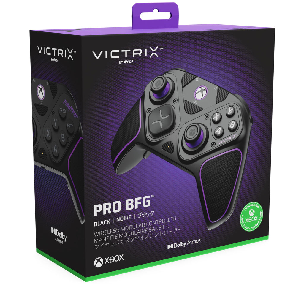 Turtle Beach PDP Victrix Pro BFG Black Wireless Gaming Controller for box Series X|S, Xbox One, and Windows 10/11 PC, Modular Gamepad, Remappable Buttons, Customizable Triggers/Paddles/D-Pad, PC App - Like New