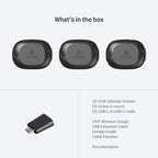 HTC VIVE Ultimate Tracker, 3 Trackers + 1 Dongle - Full-Body Tracking for VR - Like New