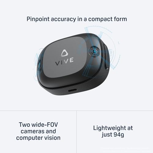 HTC VIVE Ultimate Tracker, 3 Trackers + 1 Dongle - Full-Body Tracking for VR - Like New