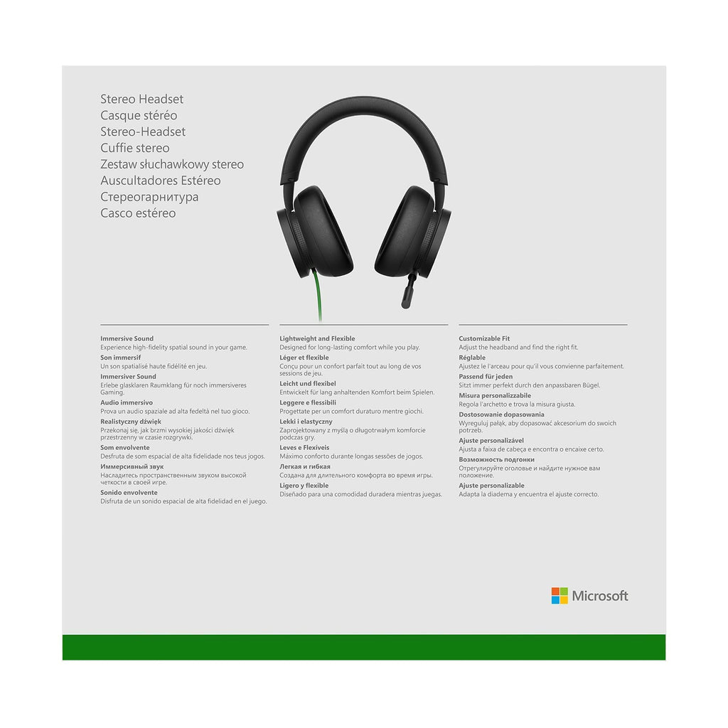 Xbox Stereo Wired Headset for Xbox Series S/X, Black - Like New