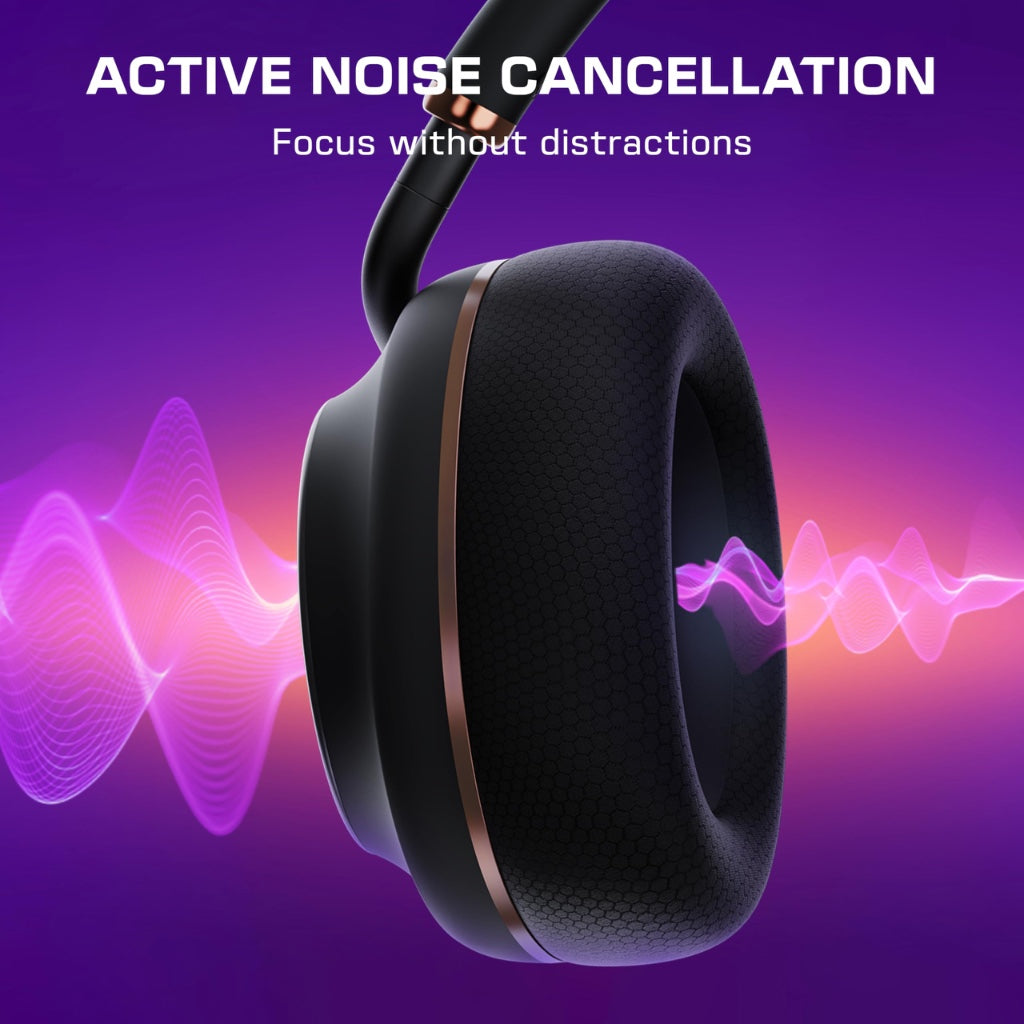 Turtle Beach Stealth Pro II Black Premium Wireless Gaming Headset for PC, PS5 and PS4 - Certified Hi-Res Wireless Audio, Active Noise Cancellation, CrossPlay 2.0 Multiplatform Wireless, 24-bit Audio - Like New