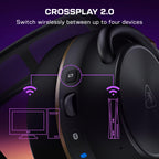 Turtle Beach Stealth Pro II Black Premium Wireless Gaming Headset for PC, PS5 and PS4 - Certified Hi-Res Wireless Audio, Active Noise Cancellation, CrossPlay 2.0 Multiplatform Wireless, 24-bit Audio - Like New