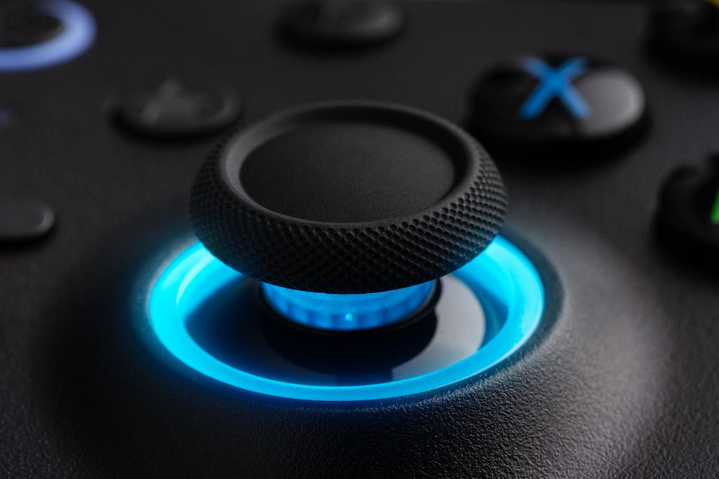 8Bitdo Ultimate 2 Wireless Controller for Windows & Android, Gaming Controller with TMR Joysticks, Switchable Hall Effect/Tactile Triggers, Motion Control, RGB Fire Ring, 8Speed Wireless Tech, Black - Like New
