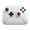 8Bitdo Ultimate 2 Wireless Controller for Windows & Android, Gaming Controller with TMR Joysticks, Switchable Hall Effect/Tactile Triggers, Motion Control, RGB Fire Ring, 8Speed Wireless Tech, White - Like New