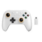 8Bitdo Ultimate 2 Wireless Controller for Windows & Android, Gaming Controller with TMR Joysticks, Switchable Hall Effect/Tactile Triggers, Motion Control, RGB Fire Ring, 8Speed Wireless Tech, White - Like New