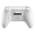 8Bitdo Ultimate 2 Wireless Controller for Windows & Android, Gaming Controller with TMR Joysticks, Switchable Hall Effect/Tactile Triggers, Motion Control, RGB Fire Ring, 8Speed Wireless Tech, White - Like New