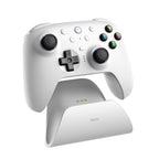 8Bitdo Ultimate 2 Wireless Controller for Windows & Android, Gaming Controller with TMR Joysticks, Switchable Hall Effect/Tactile Triggers, Motion Control, RGB Fire Ring, 8Speed Wireless Tech, White - Like New