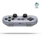 8BitDo SN30 Pro Bluetooth Controller, Hall Effect Joystick Update, Compatible with Switch, Switch 2, PC, macOS, Android, Steam Deck & Raspberry Pi (Gray) - Like New