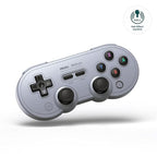 8BitDo SN30 Pro Bluetooth Controller, Hall Effect Joystick Update, Compatible with Switch, Switch 2, PC, macOS, Android, Steam Deck & Raspberry Pi (Gray) - Like New