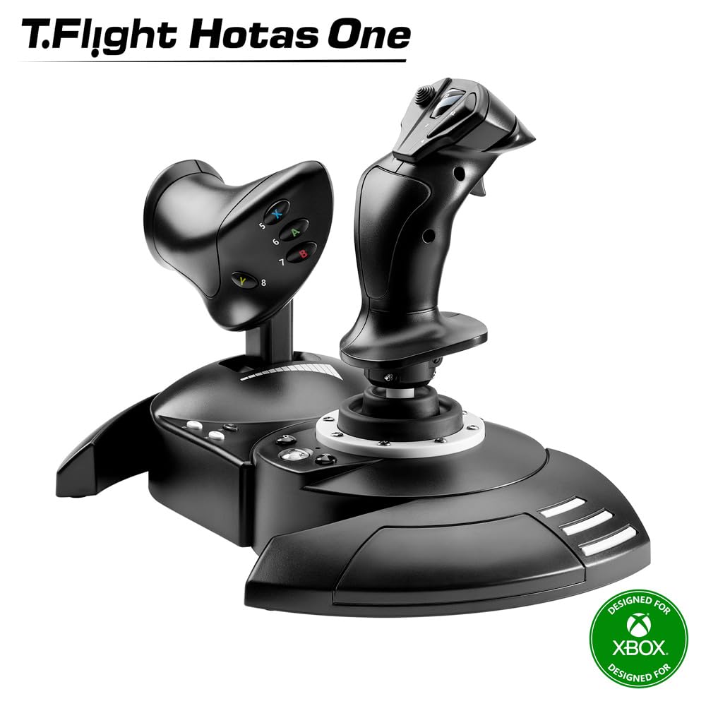 Thrustmaster T.Flight Hotas One Flight Stick for Xbox Series X|S & PC - Joystick with Detachable Throttle - Officially Licensed Flight Controller - Plug & Play - Like New