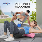 Yes4All Foam Roller High Density EPP Muscle Roller for Back Legs Yoga Pilates Deep Tissue Massage and Fitness Exercise Gym Equipment - Very Good