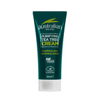 Australian Tea Tree Purifying Cream 50ml Soothing Natural Vegan Skincare SLS and Paraben Free Antiseptic Moisturiser - Damaged Box