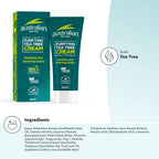 Australian Tea Tree Purifying Cream 50ml Soothing Natural Vegan Skincare SLS and Paraben Free Antiseptic Moisturiser - Damaged Box