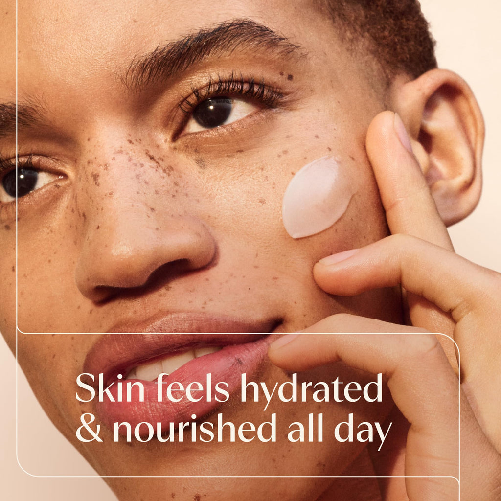 Aveeno Face Calm and Restore Oat Gel Moisturiser 50ml - Soothing Facial Day Cream for Sensitive Skin - Fragrance Free Skin Barrier Repair - Damaged Box