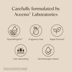 Aveeno Skin Relief Moisturising Lotion 300ml - Soothing Triple Oat Complex and Shea Butter - Body Moisturiser for Dry Sensitive Skin