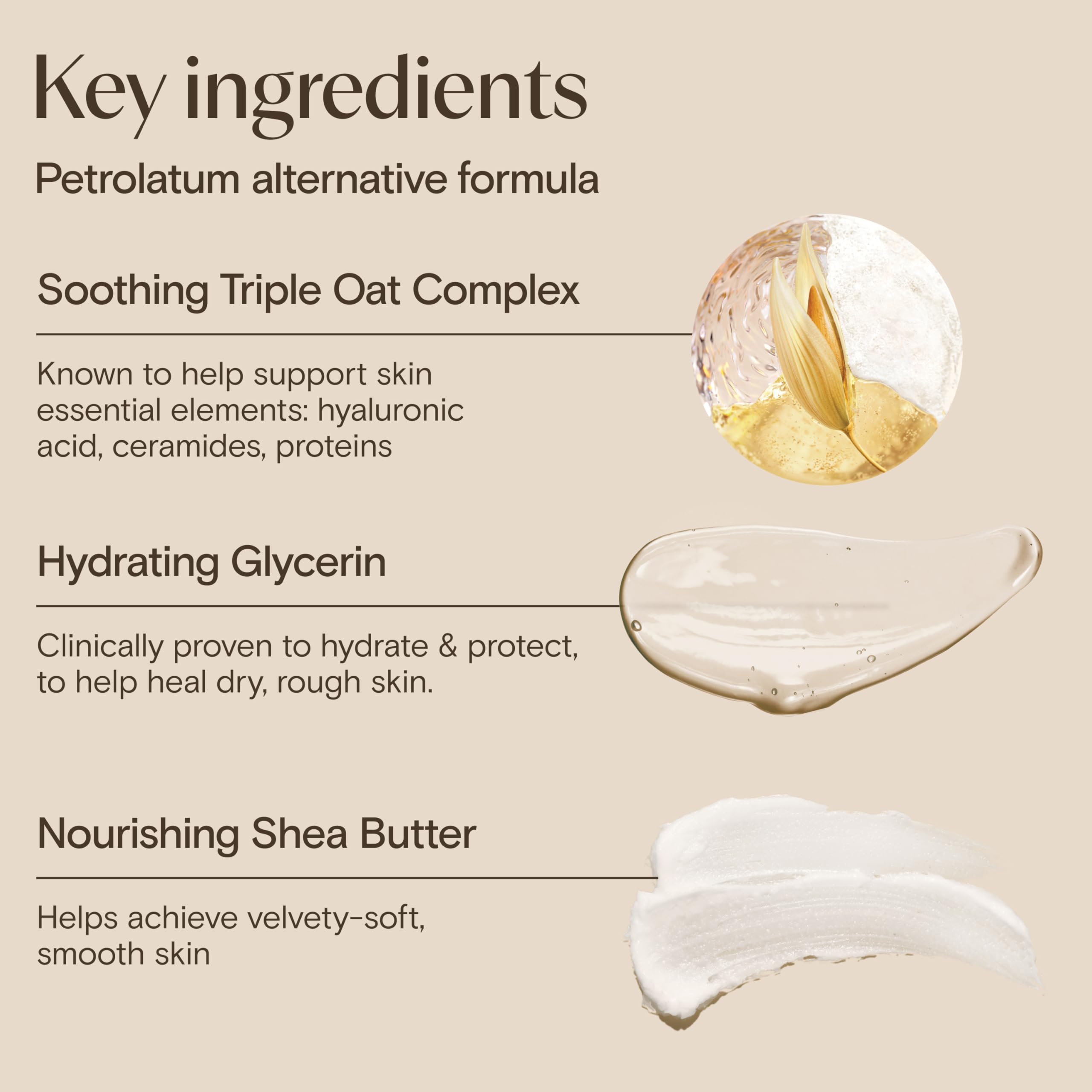 Aveeno Skin Relief Moisturising Lotion 300ml - Soothing Triple Oat Complex and Shea Butter - Body Moisturiser for Dry Sensitive Skin