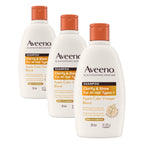Aveeno Scalp Soothing Clarify and Shine Shampoo Apple Cider Vinegar Blend 300ml for Oily Dull Hair and Itchy Flaky Scalp Sulfate Free - Damaged Box