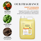 Baylis & Harding Sweet Mandarin & Grapefruit Hand Wash Refill 2L - Vegan Friendly Bulk Pack