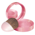 Bourjois Little Round Pot Blusher 34 Rose D'or 2.5g - Rose Gold Shimmer Powder Blush with Mirror and Brush