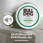 BULLDOG SKINCARE Original Beard Balm 75g - Conditioning & Light Hold for All Beard Types Men's Grooming