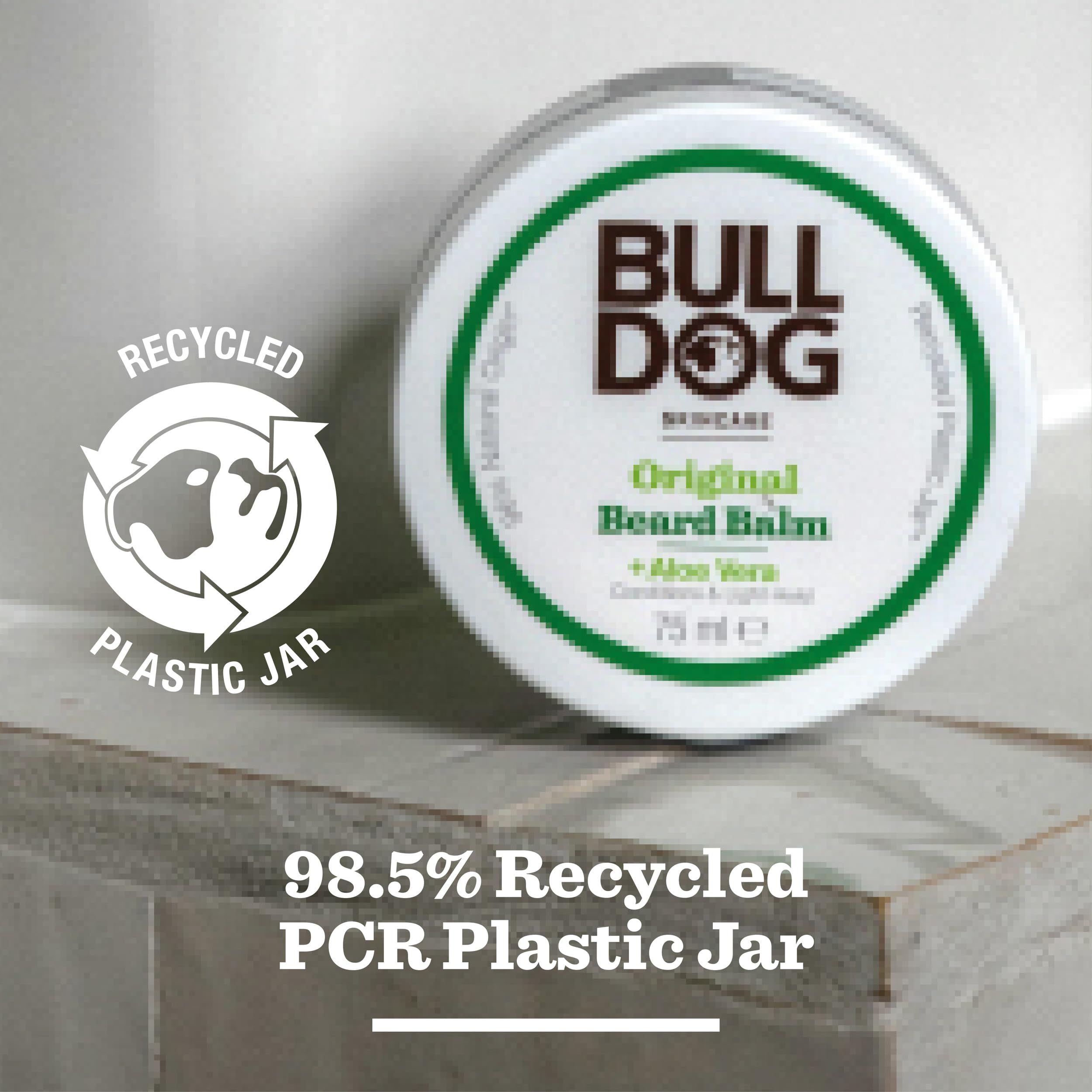 BULLDOG SKINCARE Original Beard Balm 75g - Conditioning & Light Hold for All Beard Types Men's Grooming