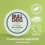 BULLDOG SKINCARE Original Beard Balm 75g - Conditioning & Light Hold for All Beard Types Men's Grooming