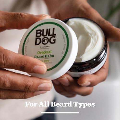 BULLDOG SKINCARE Original Beard Balm 75g - Conditioning & Light Hold for All Beard Types Men's Grooming