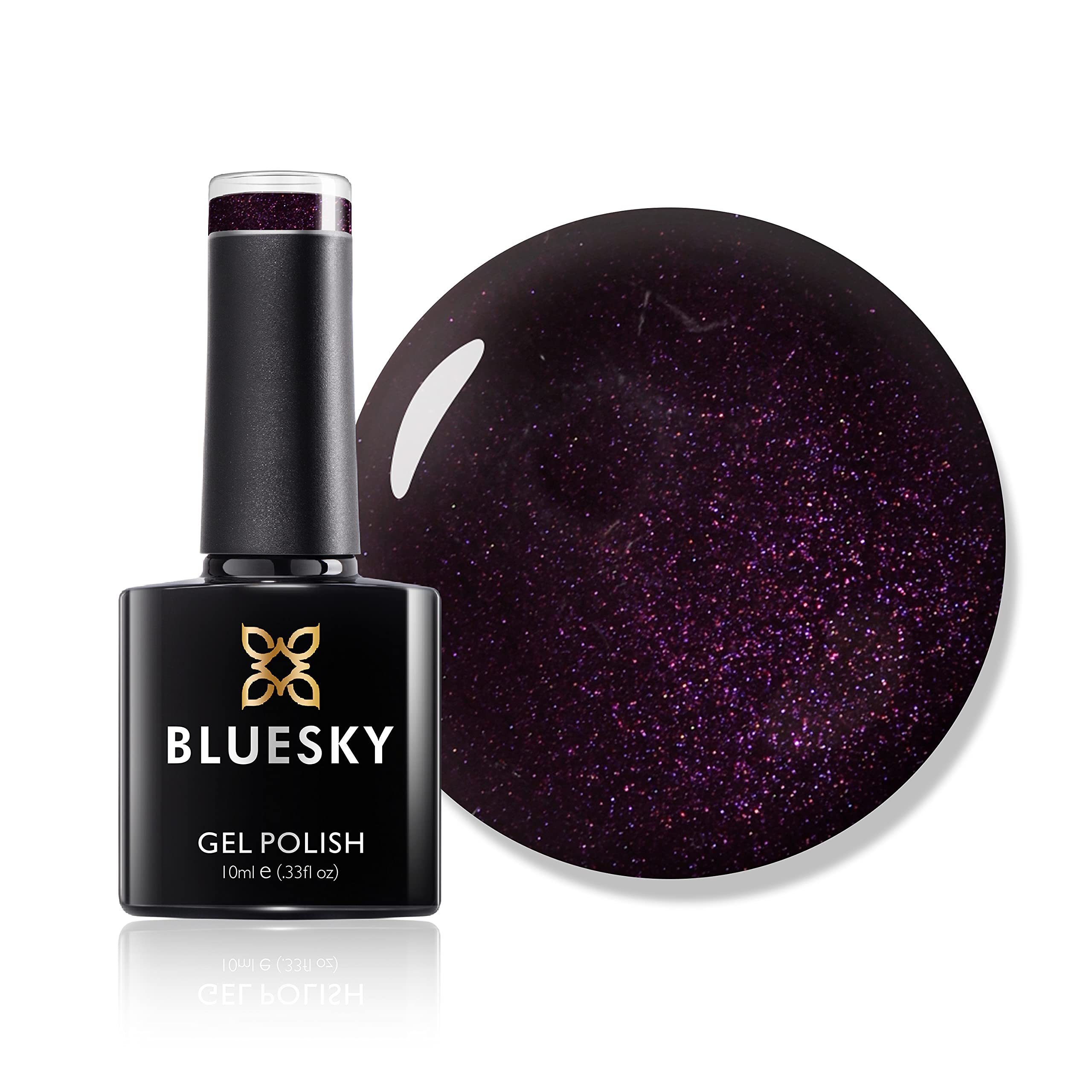 Bluesky Gel Nail Polish A7 Dark Burgundy 10ml UV LED Soak Off Varnish Professional Manicure Finish Pack of 1