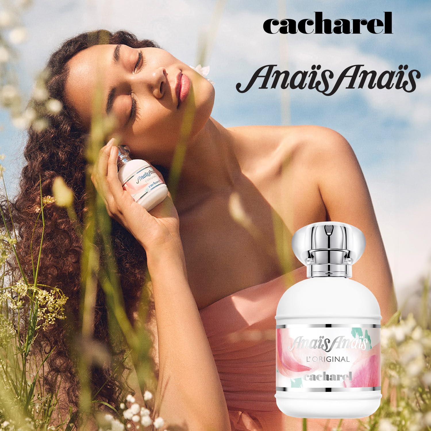 Cacharel Anais Anais L'Original Eau De Toilette 100ml Spray - Women's Classic Floral Fragrance Perfume for Her