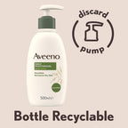Aveeno Daily Moisturising Body Lotion 500ml - Nourishing Oat Formula for Sensitive Dry Skin - Long Lasting Hydrating Moisturiser