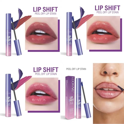 Baorder 3Pcs Peel Off Lip Liner Stain Set Nude Matte Lip Tint Long Lasting Waterproof Smudge Proof Lip Tattoo Makeup Kit 3 Colours - Damaged Box - BBE 05/2029