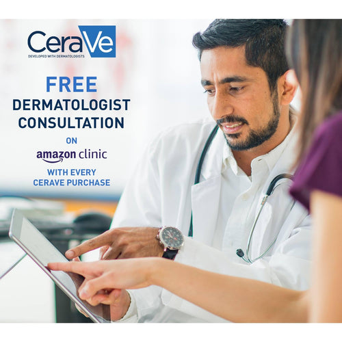 CeraVe PM Facial Moisturising Lotion - Niacinamide, Ceramides - Normal to Dry Skin - 52ml Night Face Moisturiser - Damaged Box