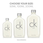 CALVIN KLEIN CK One - Unisex Eau de Toilette for All - Citrus & Aromatic Fragrance with Notes of Green Tea, Nutmeg and Musk - Medium Longevity - 200ml