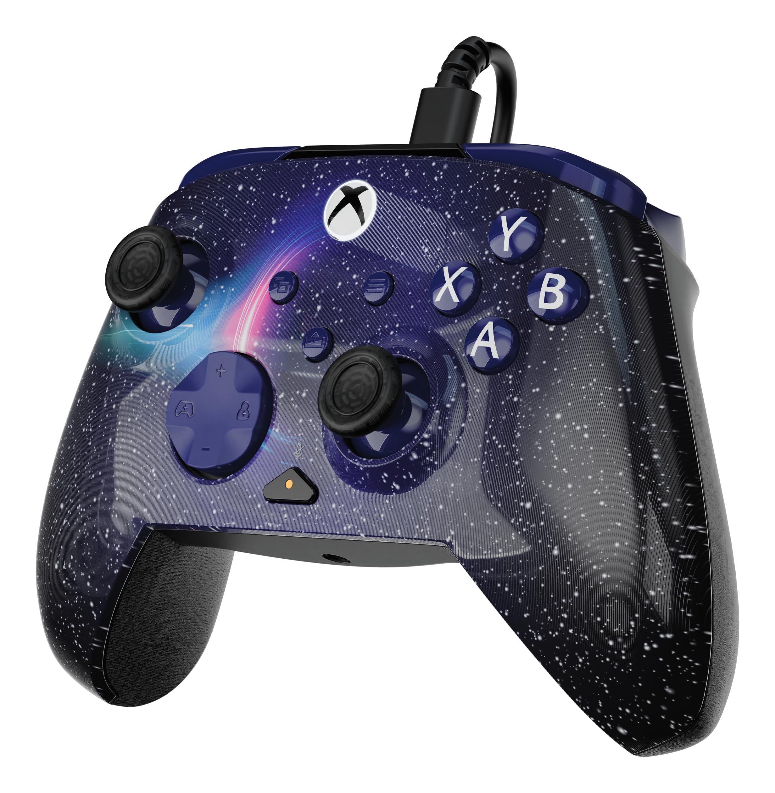 Turtle Beach Rematch Advanced Wired Gaming Controller for Xbox Series X S Xbox One and PC - Dark Cosmos Lenticular Design with Hall Effect