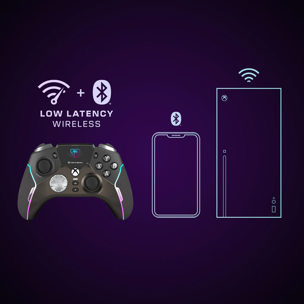 Turtle Beach Stealth Ultra Wireless High Performance Gaming Controller with Rapid Charge Dock and Command Display for Xbox Series X S and PC
