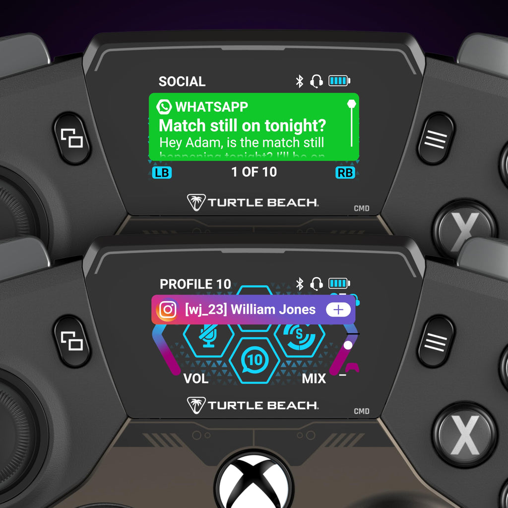 Turtle Beach Stealth Ultra Wireless High Performance Gaming Controller with Rapid Charge Dock and Command Display for Xbox Series X S and PC