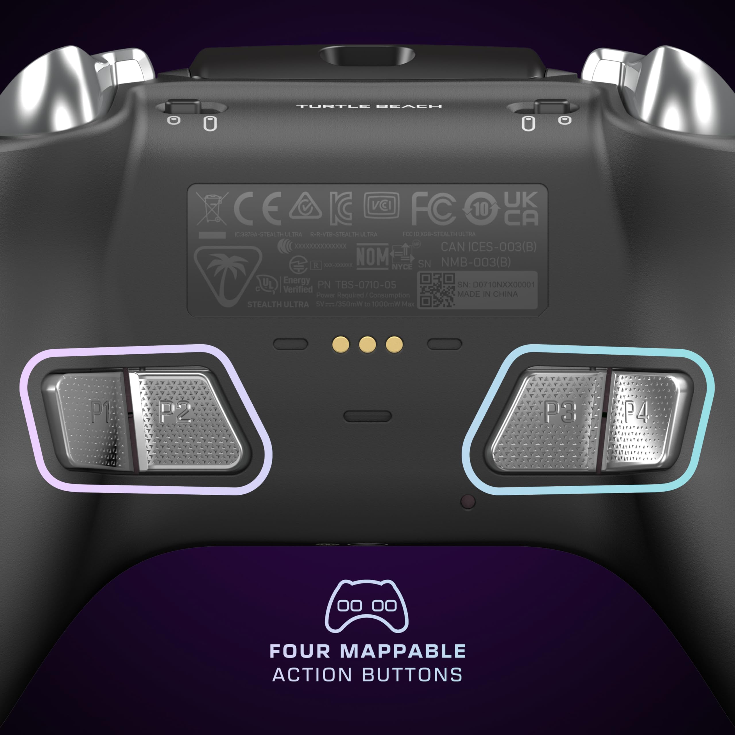 Turtle Beach Stealth Ultra Wireless High Performance Gaming Controller with Rapid Charge Dock and Command Display for Xbox Series X S and PC