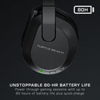 Turtle Beach Stealth 600 Gen 3 Wireless Gaming Headset Black - 80 Hour Battery Bluetooth 50mm Speakers for Xbox Series X S PS5 PS4 PC Mobile