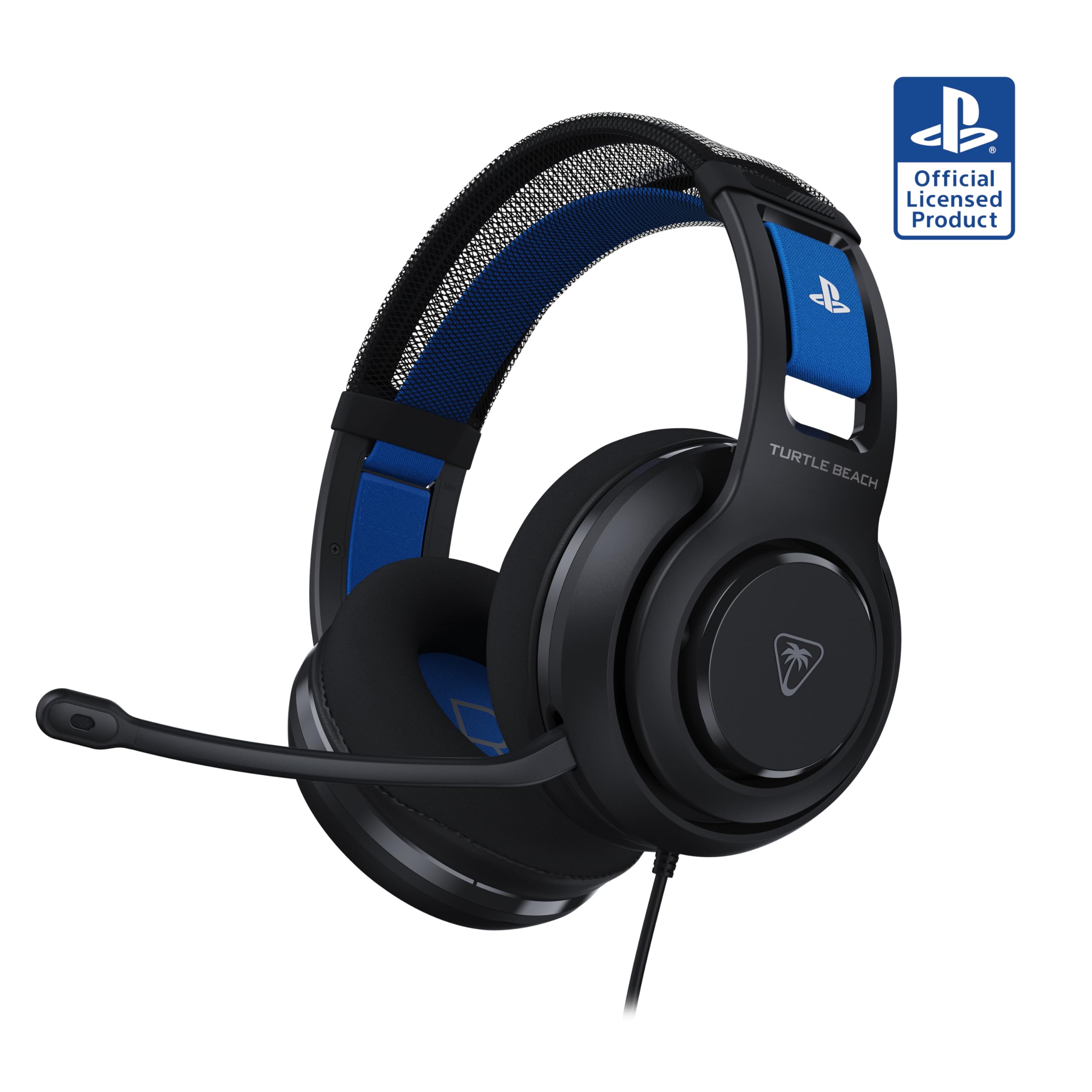 Turtle Beach Atlas 200 Wired Gaming Headset for PS5 and PS4 - Officially Licensed PlayStation Over-Ear Headphones with Mic - Black