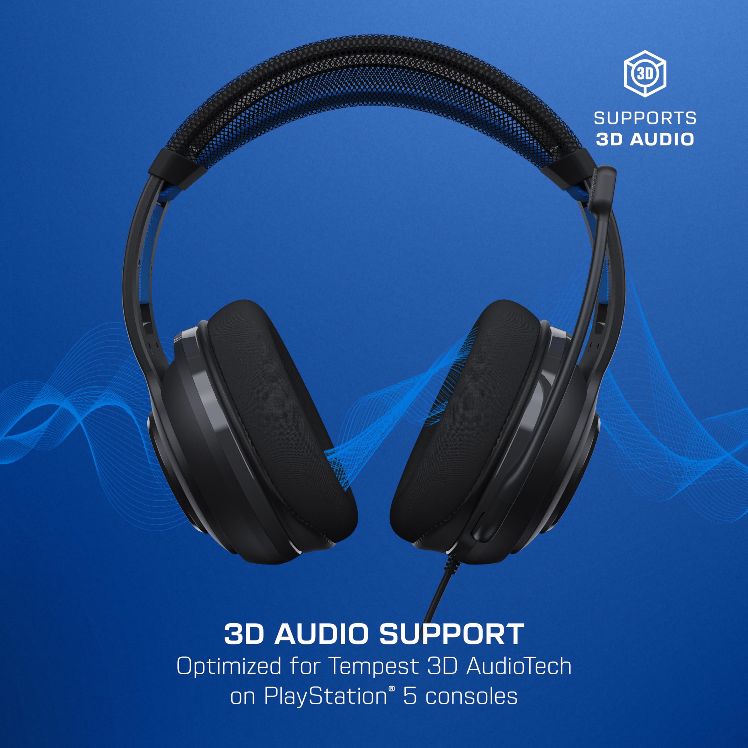 Turtle Beach Atlas 200 Wired Gaming Headset for PS5 and PS4 - Officially Licensed PlayStation Over-Ear Headphones with Mic - Black